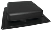Master Flow RT65BL Roof Louver, 18-1/2 in L, 18 in W, Resin, Black